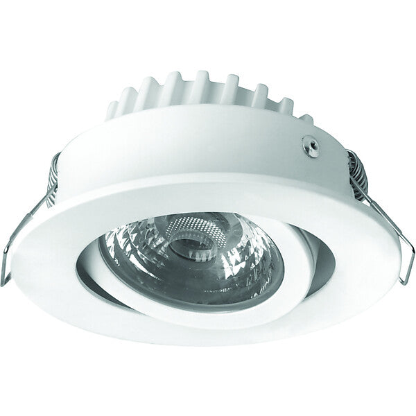 Megaman LED-Einbaudownlight 2800K 36°IP44 dim ws MM76730